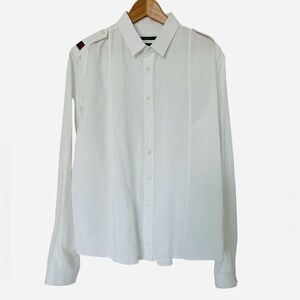 Gucci Duke Men Cotton white shirt 44 17/5